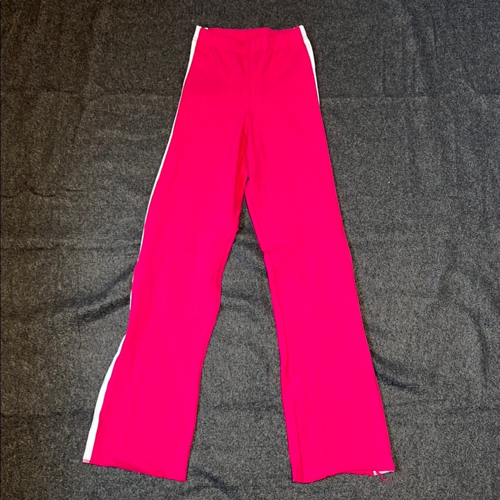 Retro Flare Joggers Side-Stripe Dance Pants M/C NWT